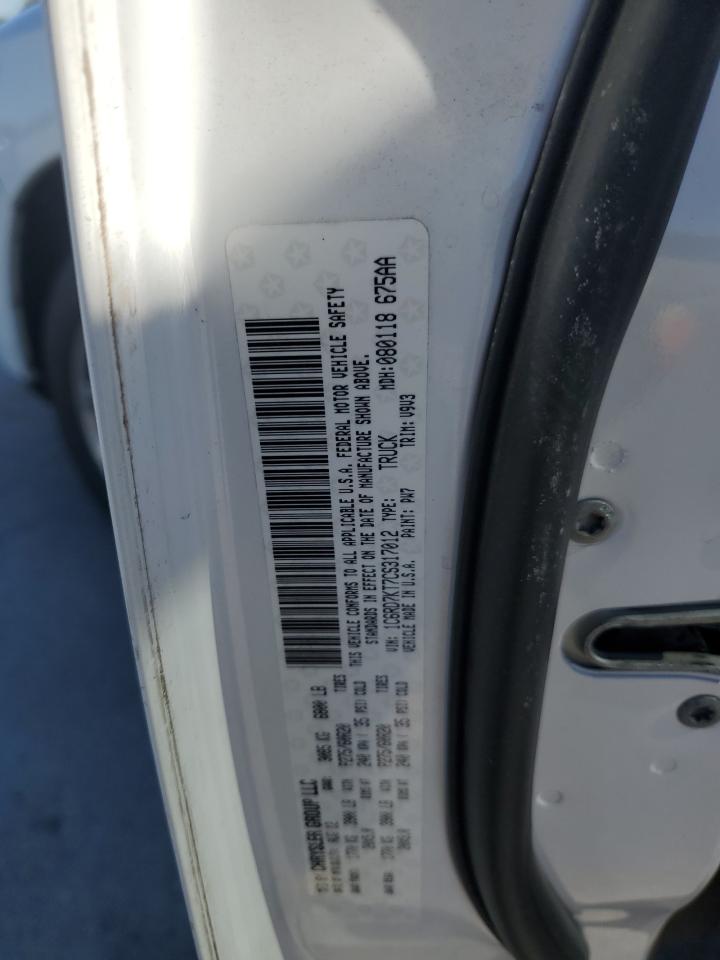 2012 Dodge Ram 1500 St VIN: 1C6RD7KT7CS317012 Lot: 82595045