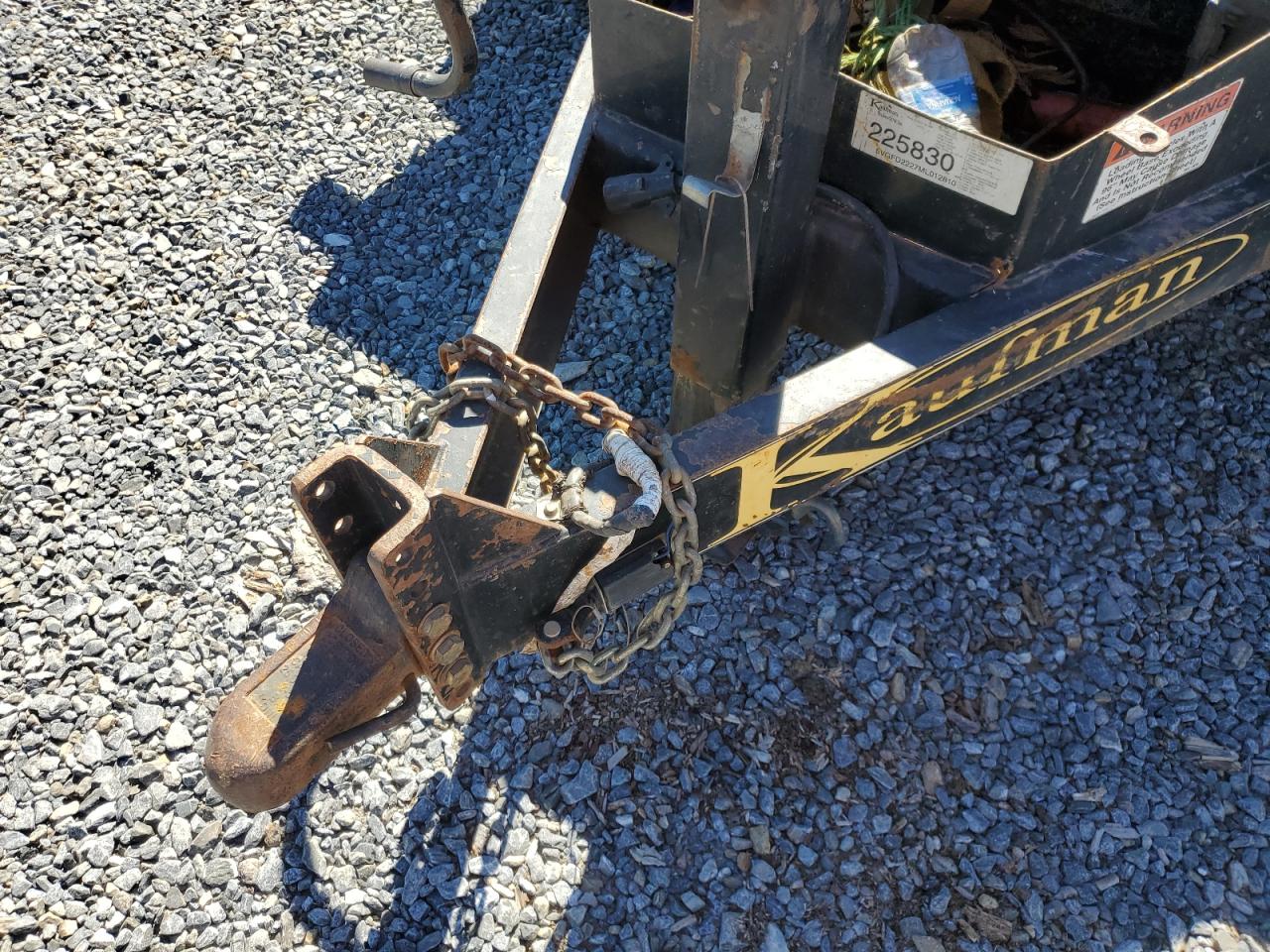 2021 Kaufman Tilt Deck Equipment Trailer VIN: 5VGFD2227ML012810 Lot: 86799255