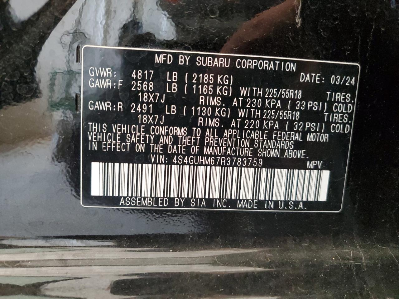 2021 Subaru Crosstrek Limited VIN: JF2GTABC8MH343893 Lot: 86662705