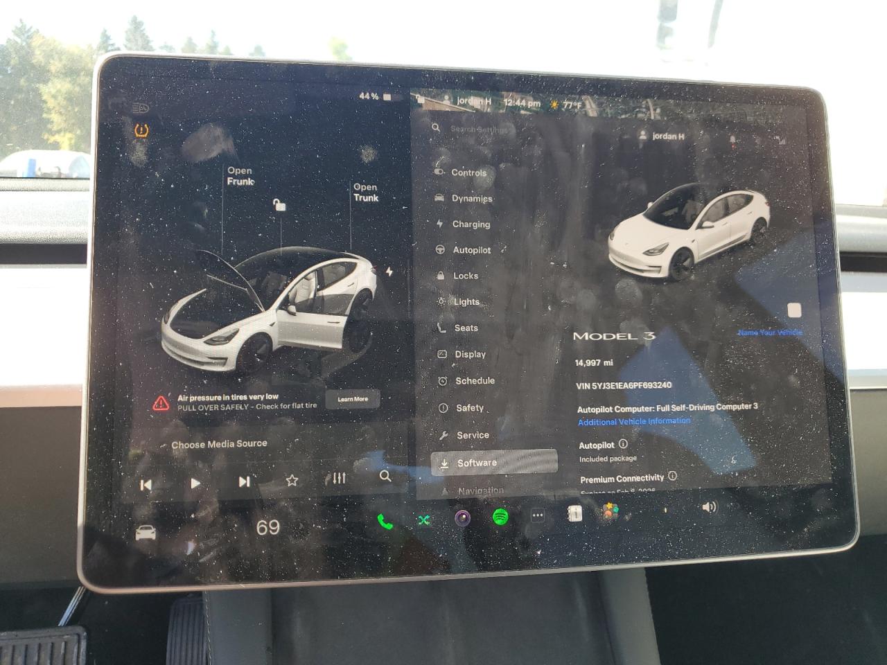 2023 Tesla Model 3 VIN: 5YJ3E1EA6PF693240 Lot: 85154835