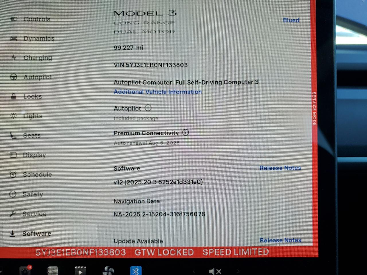 2022 Tesla Model 3 VIN: 5YJ3E1EB0NF133803 Lot: 81401345