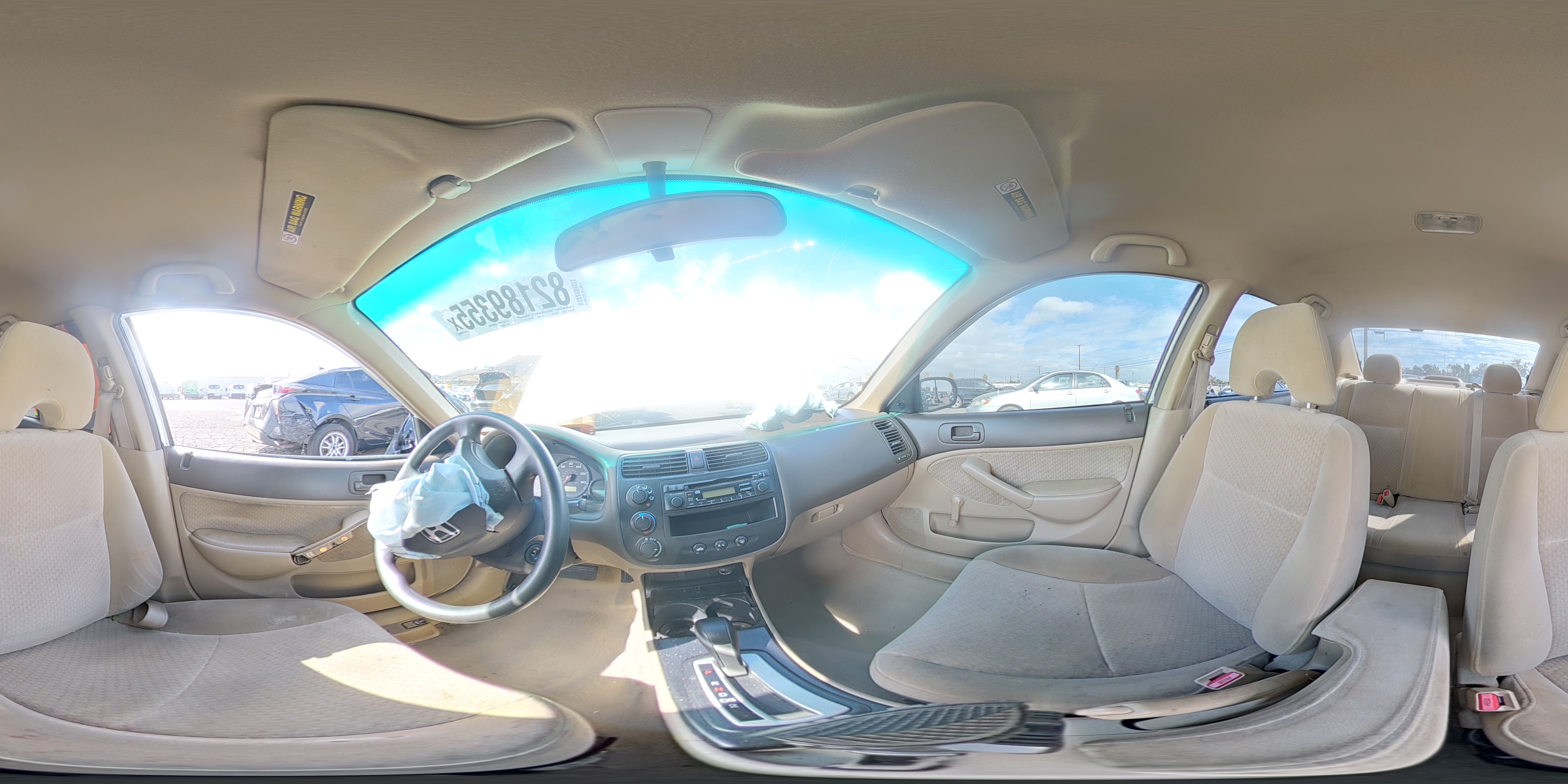 2005 Honda Civic Dx Vp VIN: 2HGES16385H586667 Lot: 82189355