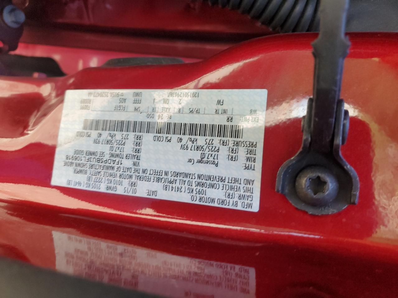 2015 Ford C-Max Sel VIN: 1FADP5BU3FL106918 Lot: 90712035