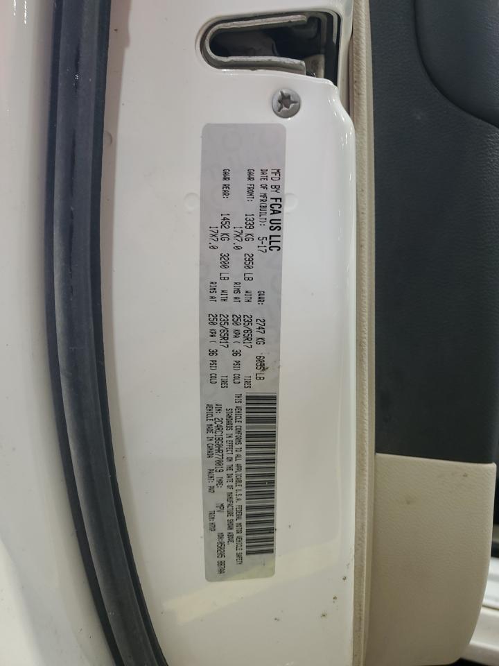 2017 Chrysler Pacifica Touring L VIN: 2C4RC1BG0HR770019 Lot: 85837345