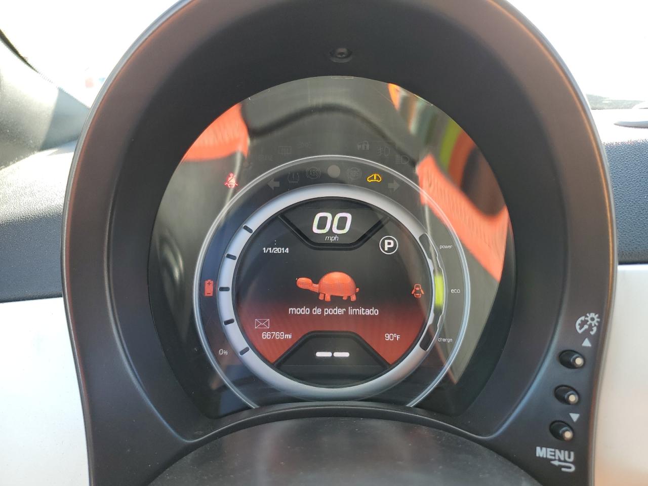 2014 Fiat 500 Electric VIN: 3C3CFFGE3ET291267 Lot: 91024755