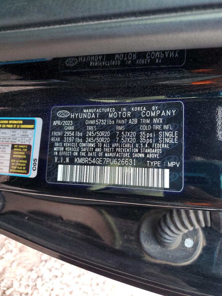 2023 Hyundai Palisade Limited VIN: KM8R54GE7PU626631 Lot: 85203445