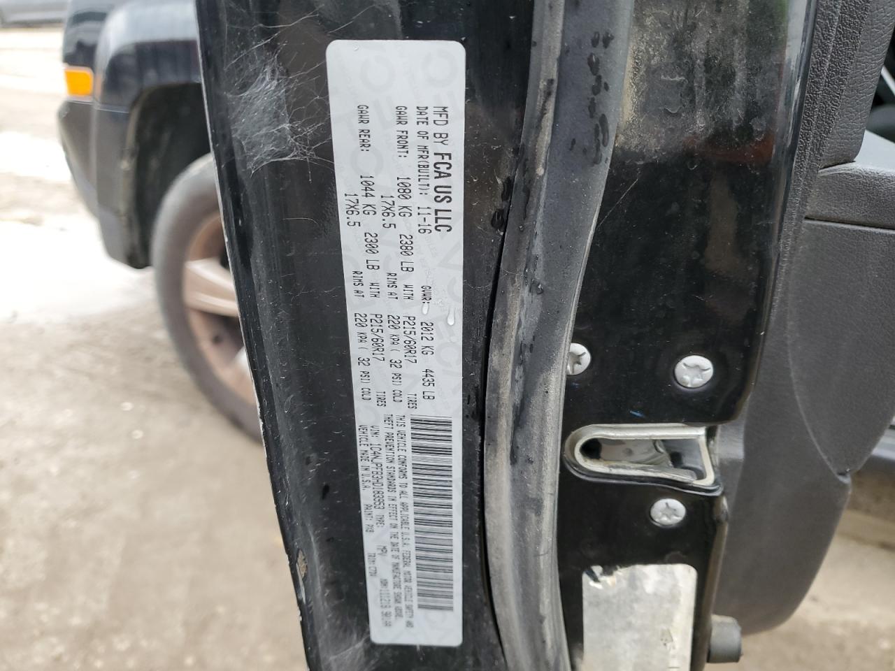 2017 Jeep Patriot Latitude VIN: 1C4NJPFB3HD183953 Lot: 85183235