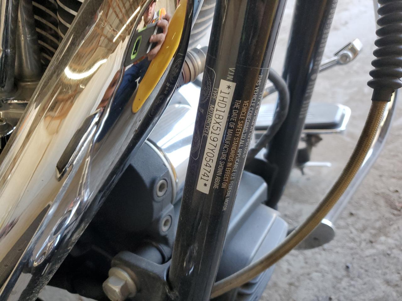 2007 Harley-Davidson Flstf VIN: 1HD1BX5197Y054741 Lot: 86824605