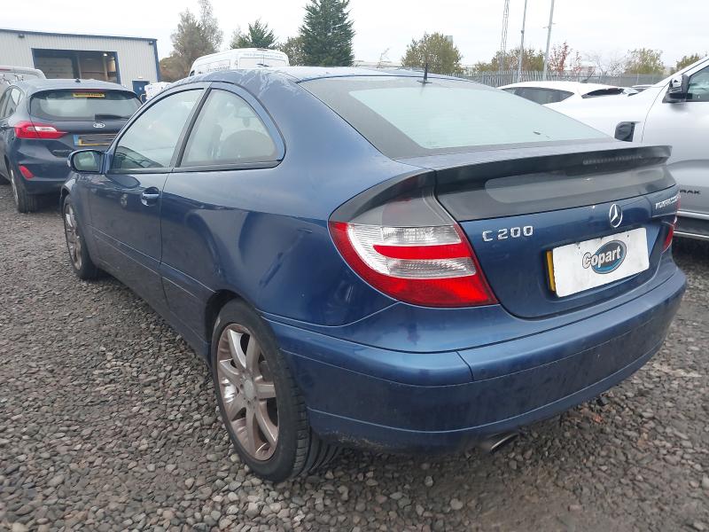 2008 MERCEDES-BENZ C CLASS C200K SE 3DR AUTO