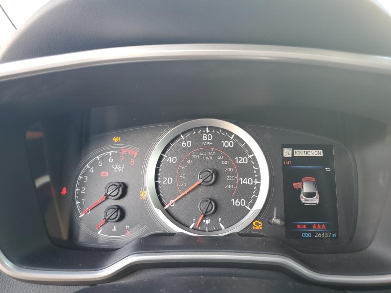 2019 Toyota Corolla Se VIN: JTNK4RBE5K3037469 Lot: 86327775