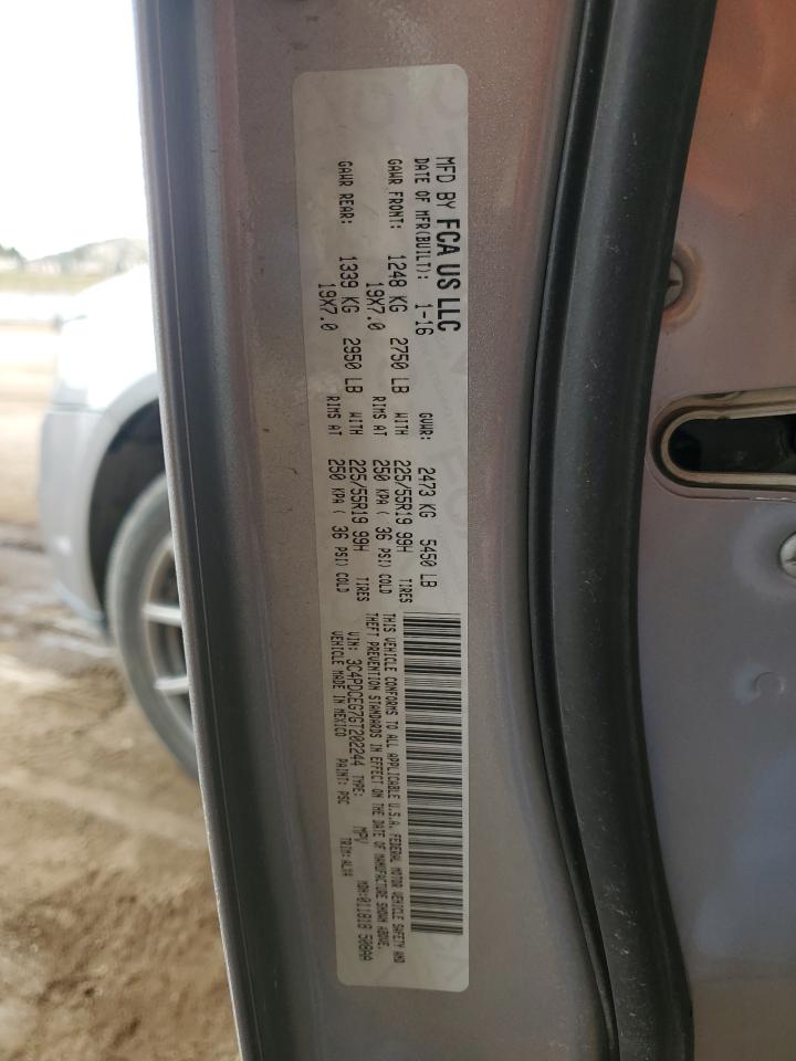 2016 Dodge Journey R/T VIN: 3C4PDCEG7GT202244 Lot: 86328265