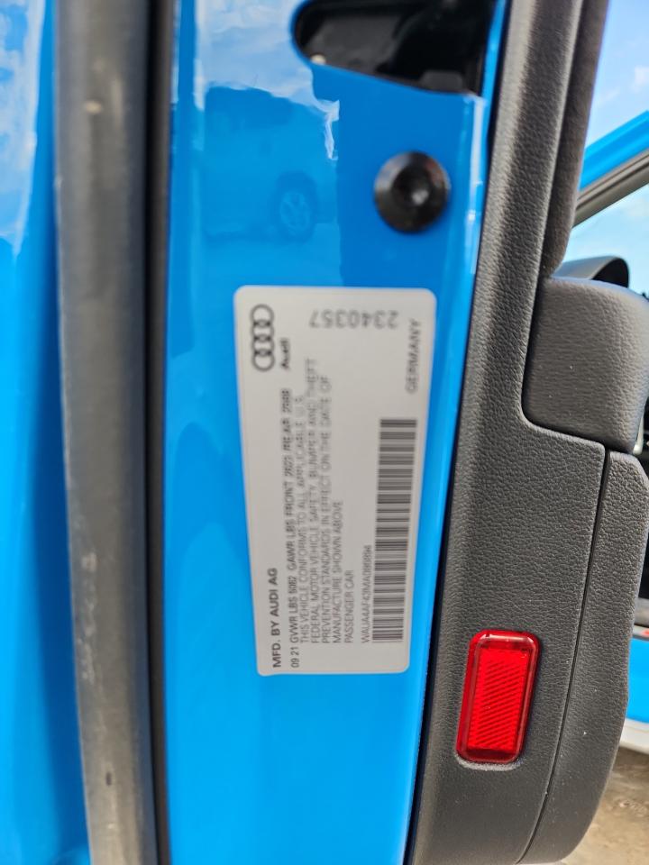 2021 Audi S4 Premium VIN: WAUA4AF43MA086894 Lot: 86077035