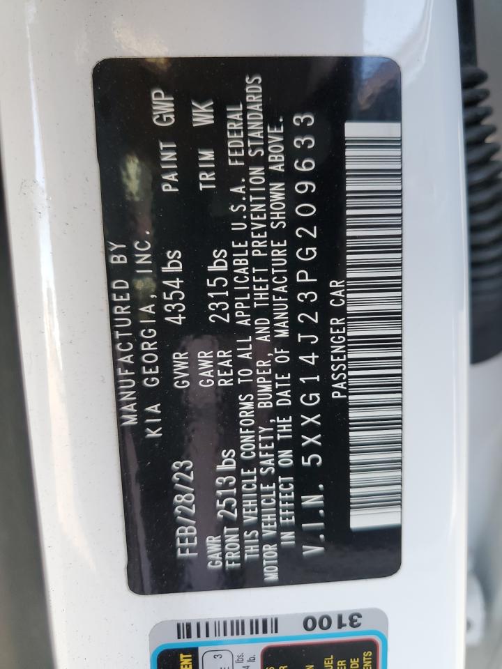 2023 Kia K5 Lxs VIN: 5XXG14J23PG209633 Lot: 86544075