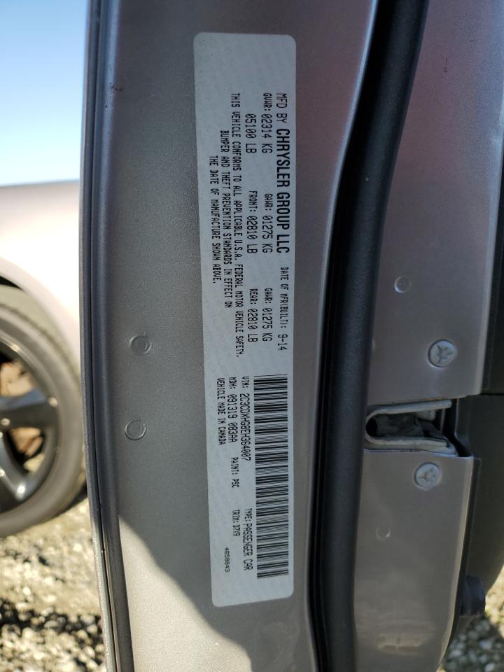 2014 Dodge Charger Sxt VIN: 2C3CDXHG8EH364007 Lot: 84805345