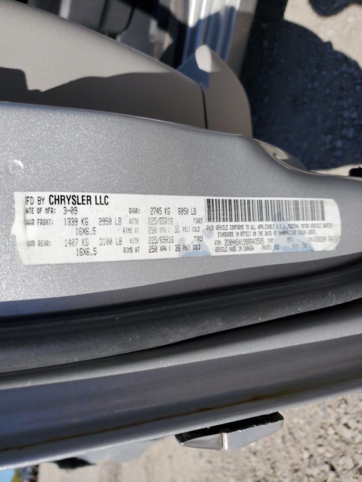 2009 Dodge Grand Caravan Sxt VIN: 2D8HN54199R643505 Lot: 82300985