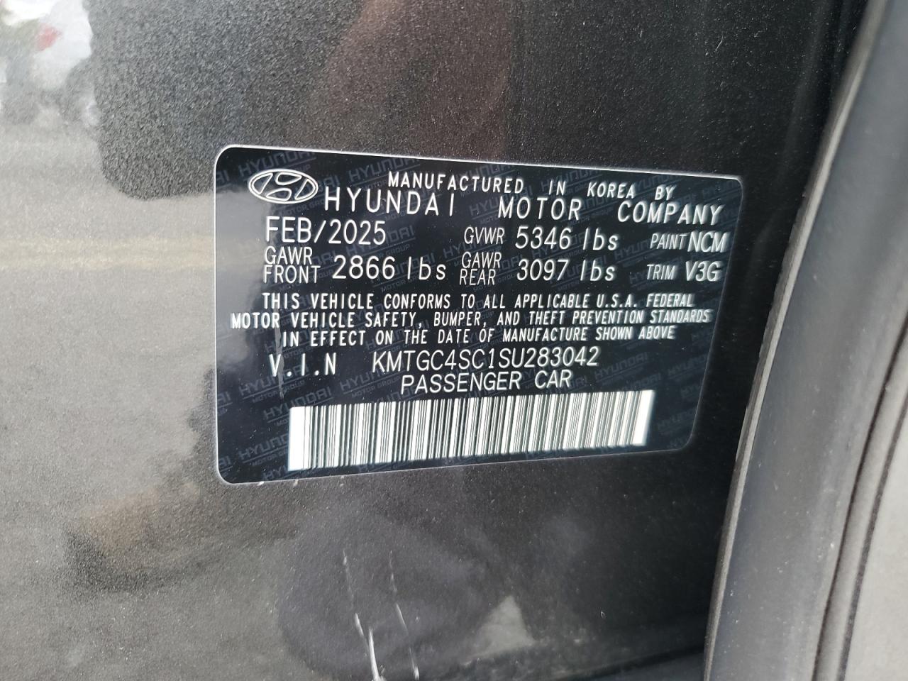 2025 Genesis G80 Sport Prestige VIN: KMTGC4SC1SU283042 Lot: 82260165