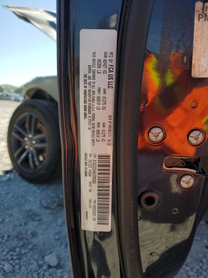 2019 Dodge Challenger Sxt VIN: 2C3CDZGG4KH705363 Lot: 84705355