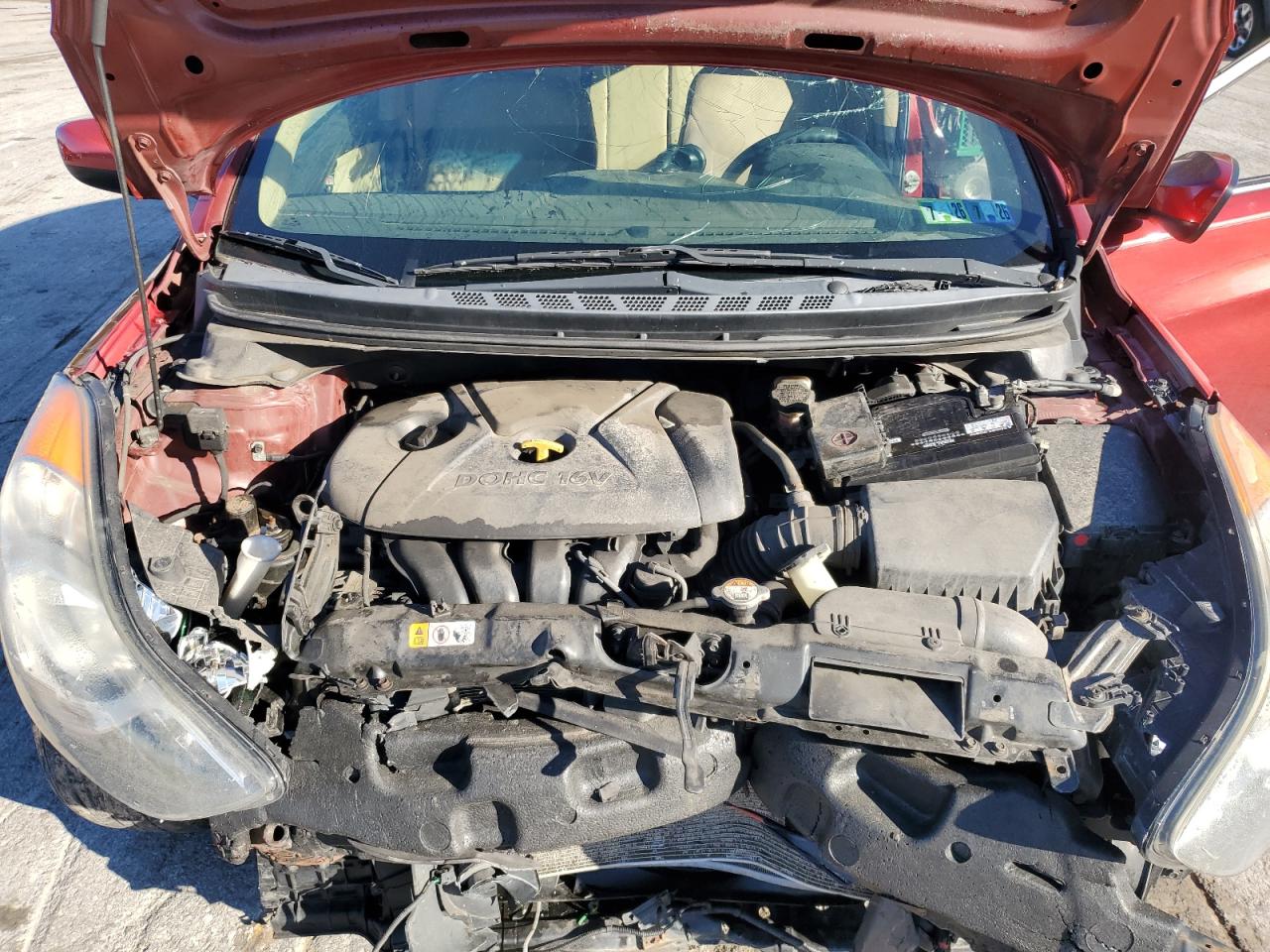 2013 Hyundai Elantra Gls VIN: 5NPDH4AEXDH385040 Lot: 82310915
