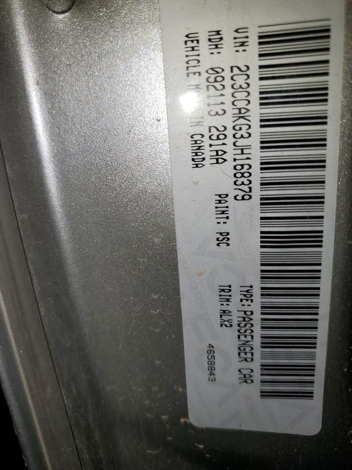 2018 Chrysler 300 Limite VIN: 168379 Lot: 85785875