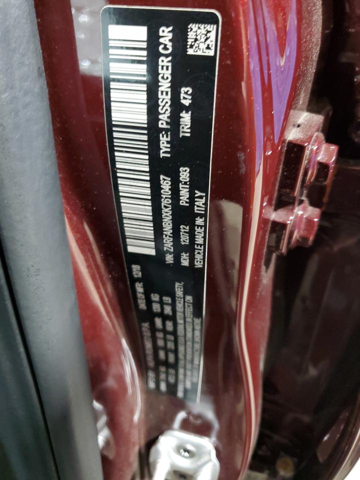 2019 Alfa Romeo Giulia Ti VIN: ZARFANBNXK7610467 Lot: 87247935