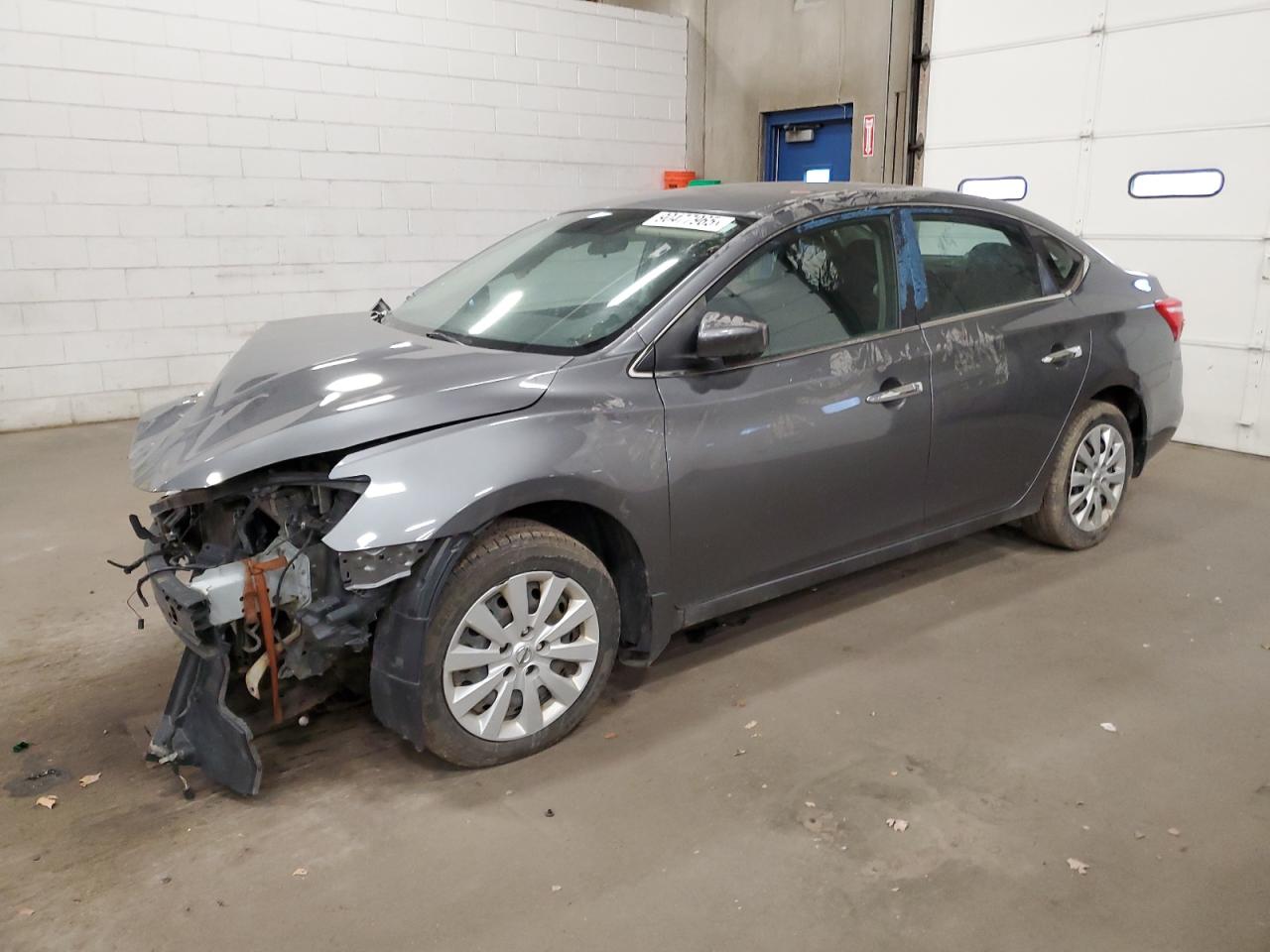 2019 Nissan Sentra S red null gas 3N1AB7AP7KY259308 photo #1