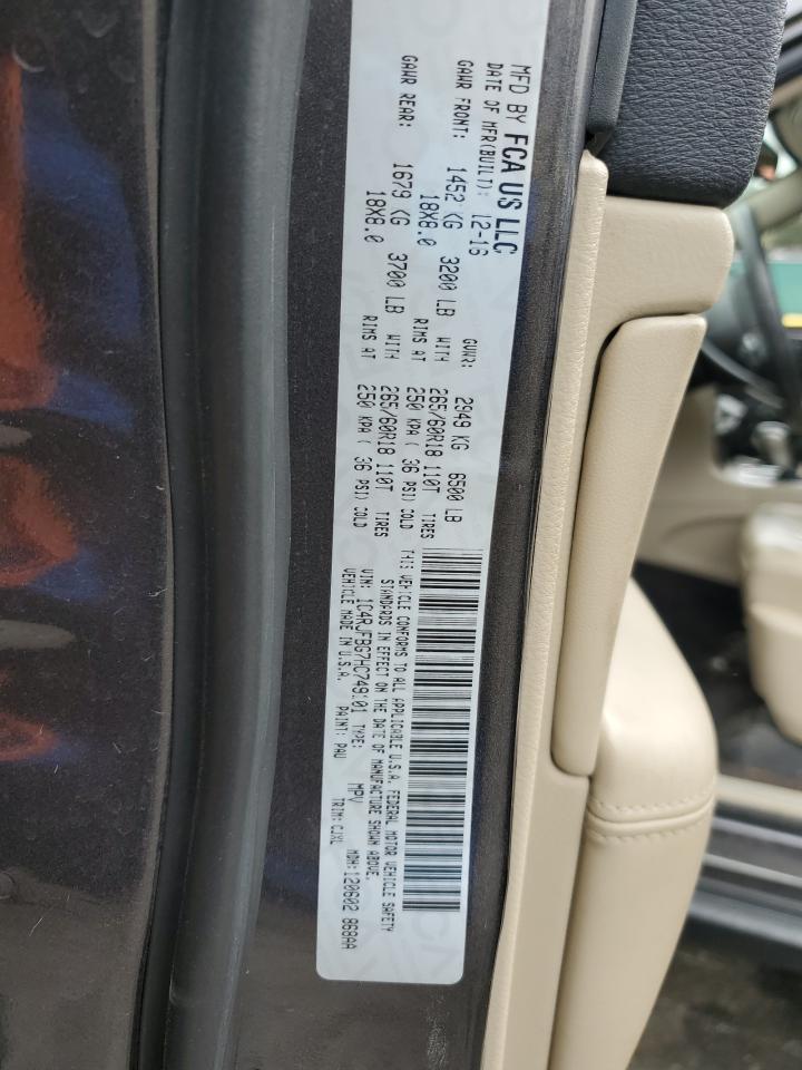 2017 Jeep Grand Cherokee Limited VIN: 1C4RJFBG7HC749101 Lot: 85588465