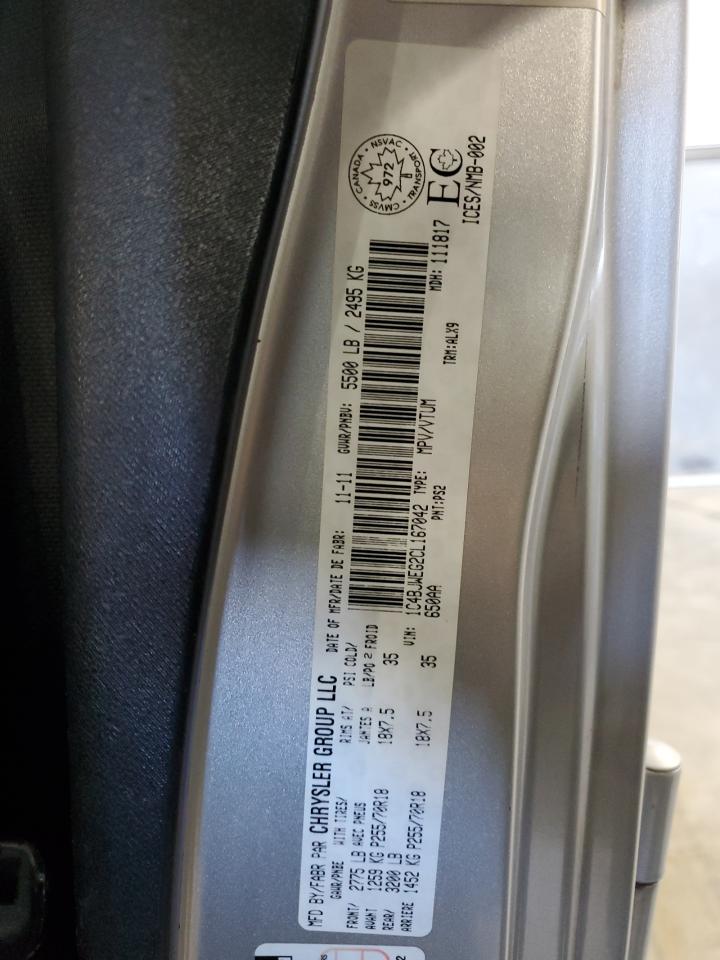 2012 Jeep Wrangler Unlimited Sahara VIN: 1C4BJWEG2CL167042 Lot: 84247185