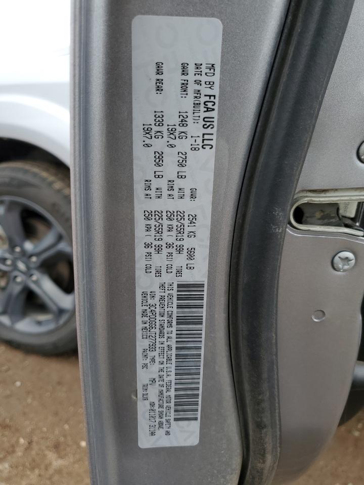 2018 Dodge Journey Crossroad VIN: 3C4PDDGG6JT277933 Lot: 85345725