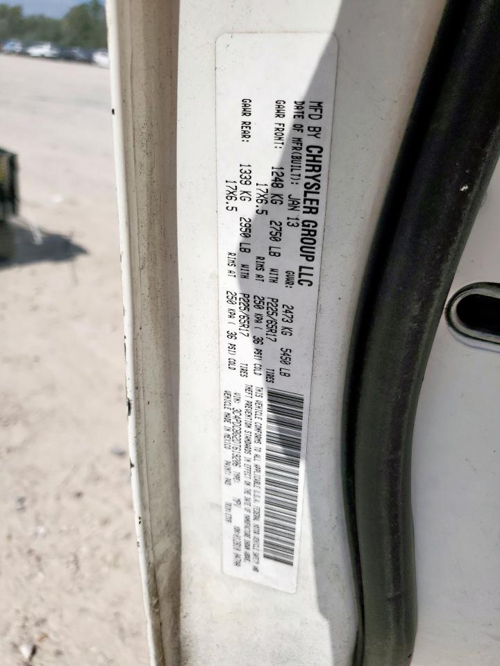 2013 Dodge Journey Sxt VIN: 3C4PDCBG2DT619206 Lot: 86171485