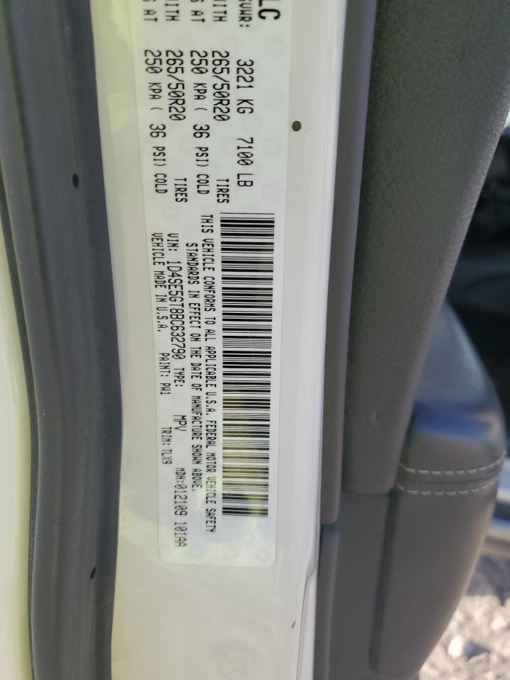 2011 Dodge Durango Citadel VIN: 1D4SE5GT8BC632790 Lot: 85294475