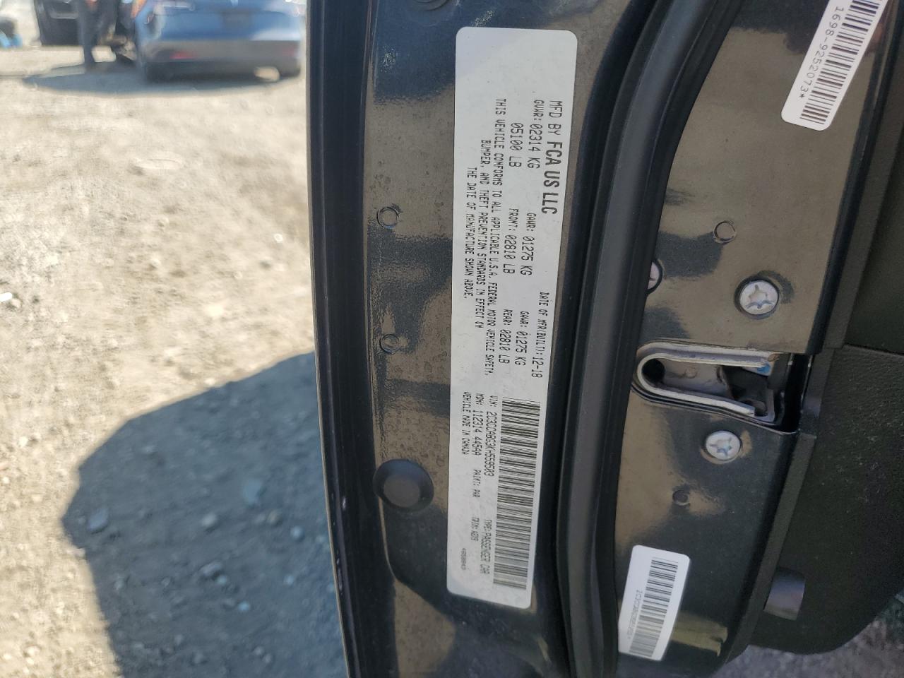 2019 Chrysler 300 S VIN: 2C3CCABG3KH559503 Lot: 82341315