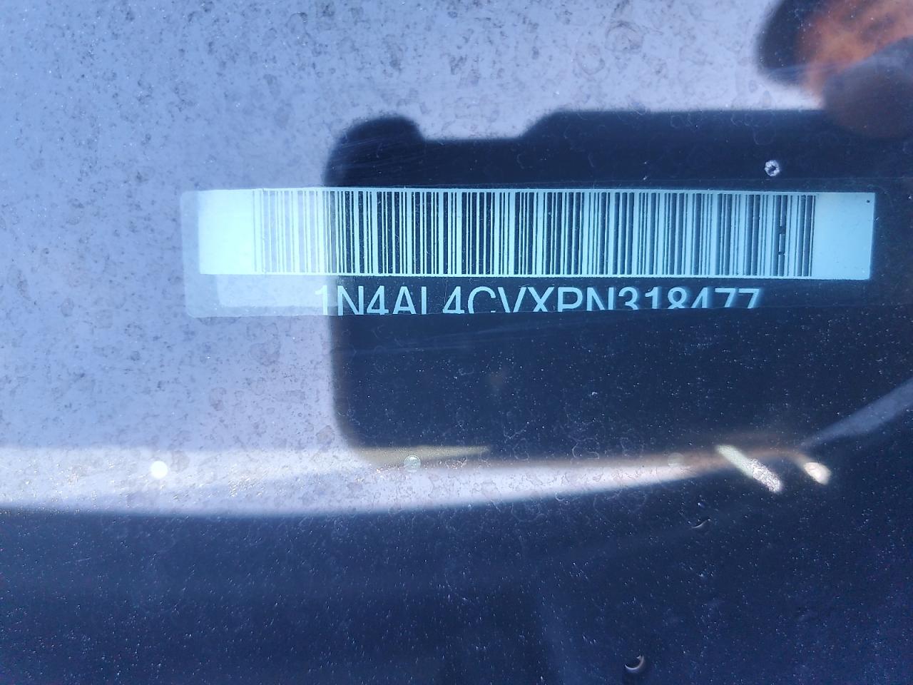 2023 Nissan Altima Sr VIN: 1N4AL4CVXPN318477 Lot: 82369515