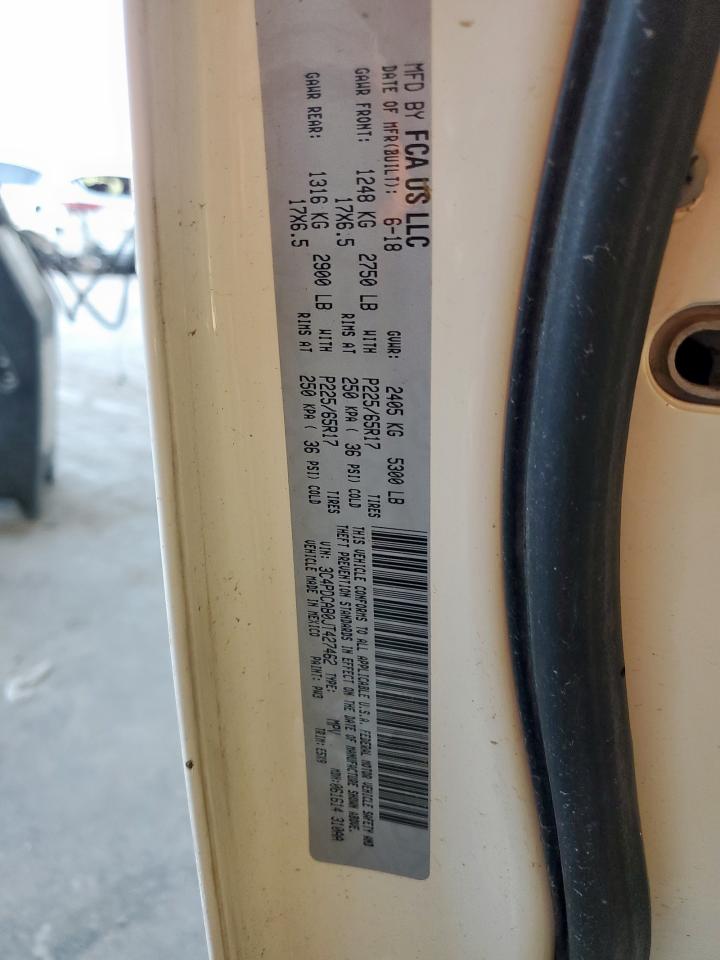 2018 Dodge Journey Se VIN: 3C4PDCAB0JT427462 Lot: 82201405