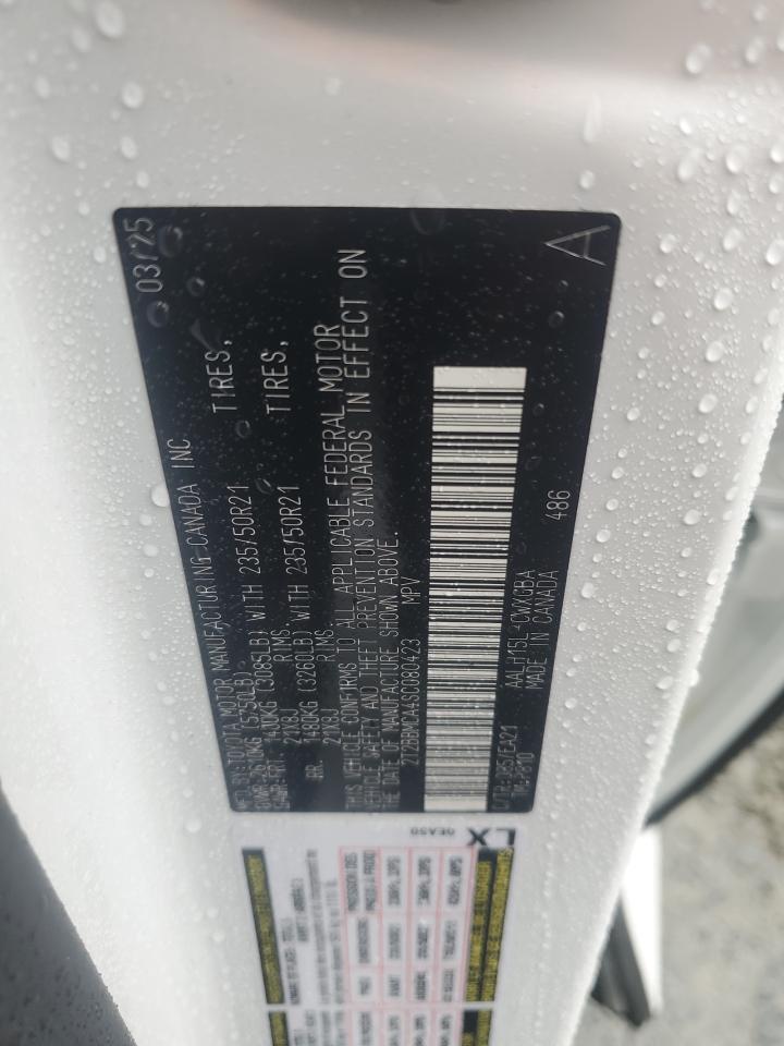 2025 Lexus Rx 350H Base VIN: 2T2BBMCA4SC080423 Lot: 90242915