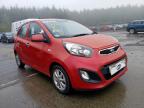 2015 KIA PICANTO VR7  for sale at Copart WHITBURN