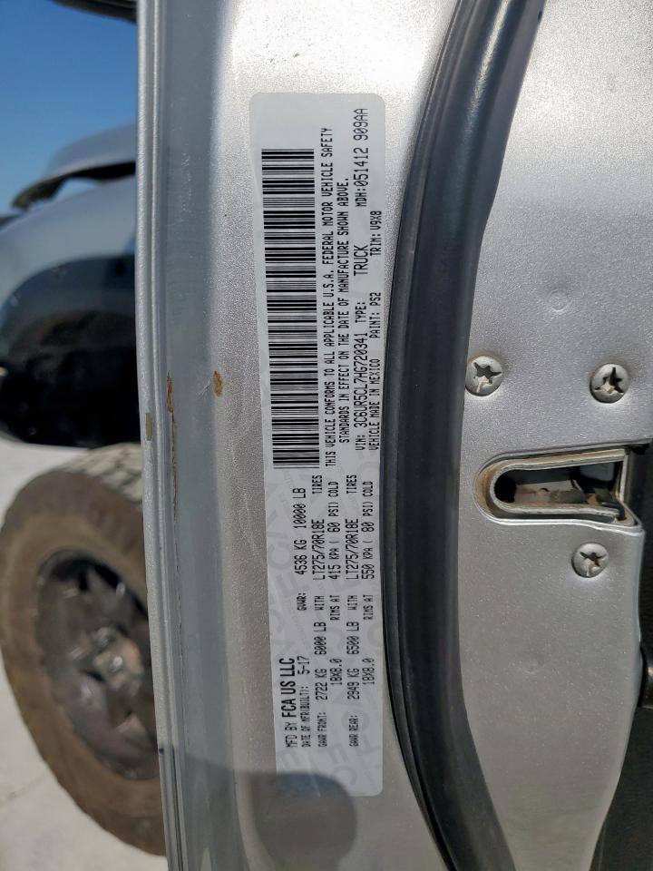 2017 Ram 2500 St VIN: 3C6UR5CL7HG720341 Lot: 82161725