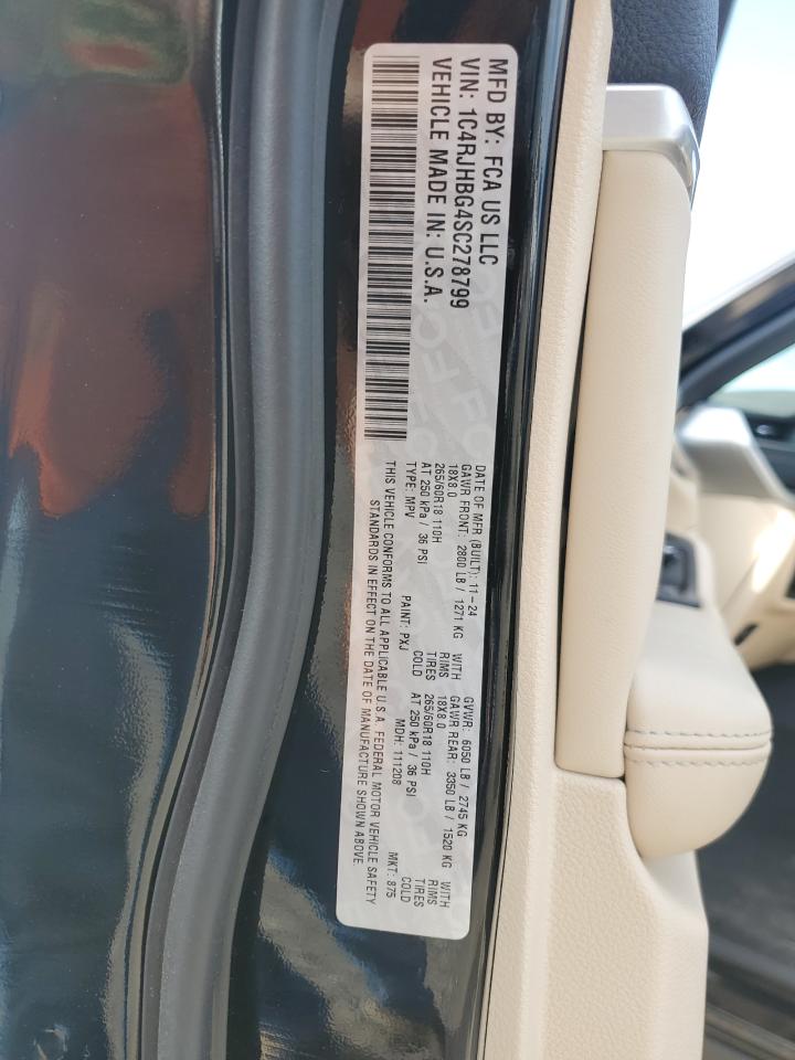 2025 Jeep Grand Cherokee Limited VIN: 1C4RJHBG4SC278799 Lot: 85140725