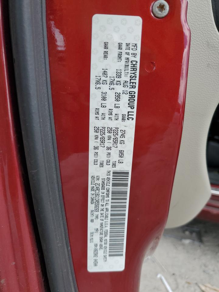 2013 Chrysler Town & Country Touring VIN: 2C4RC1BG1DR558269 Lot: 85201965