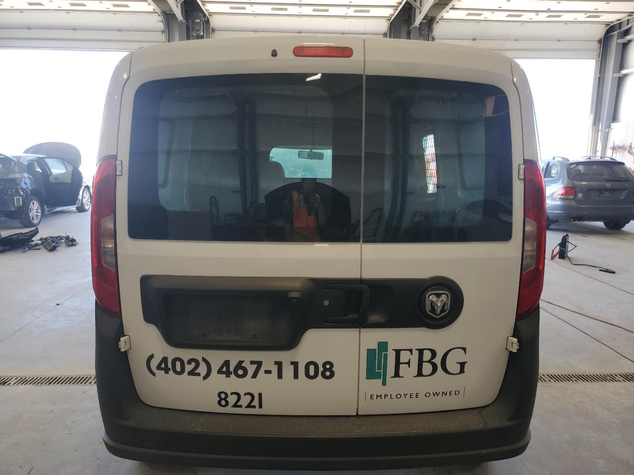 2021 Ram Promaster Delivery Van VIN: ZFBHRFAB6M6U20752 Lot: 86339835