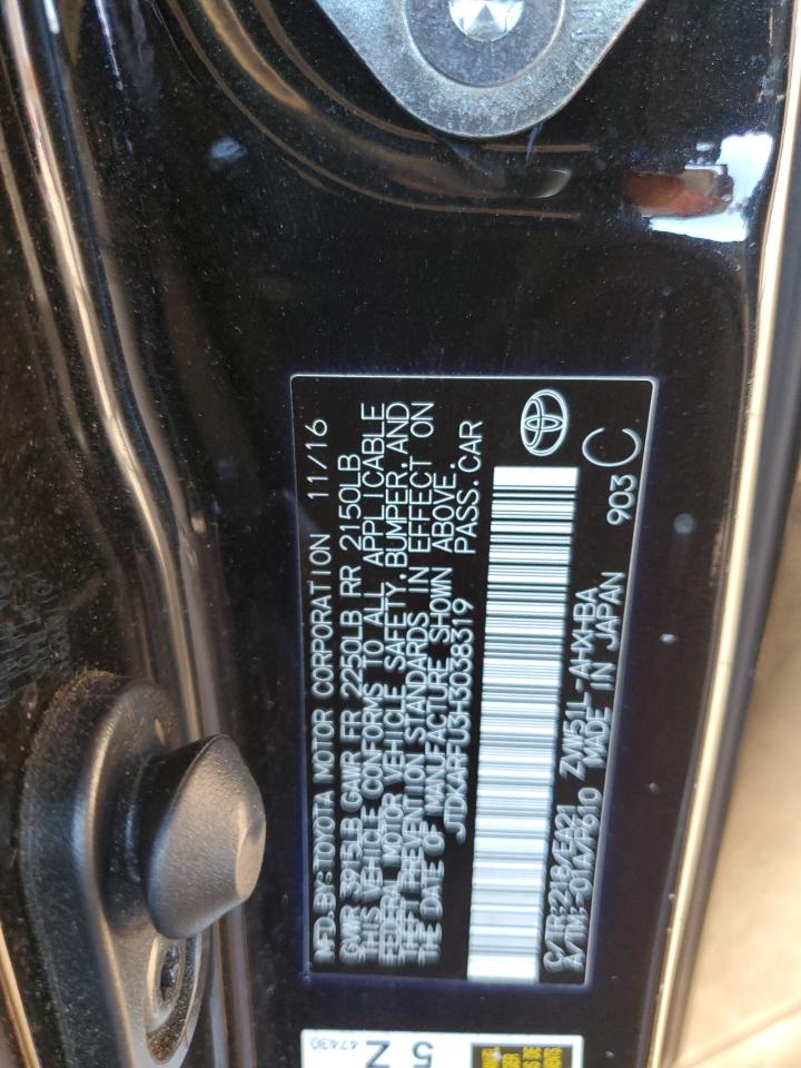 2017 Toyota Prius VIN: JTDKARFU3H3038319 Lot: 86175025