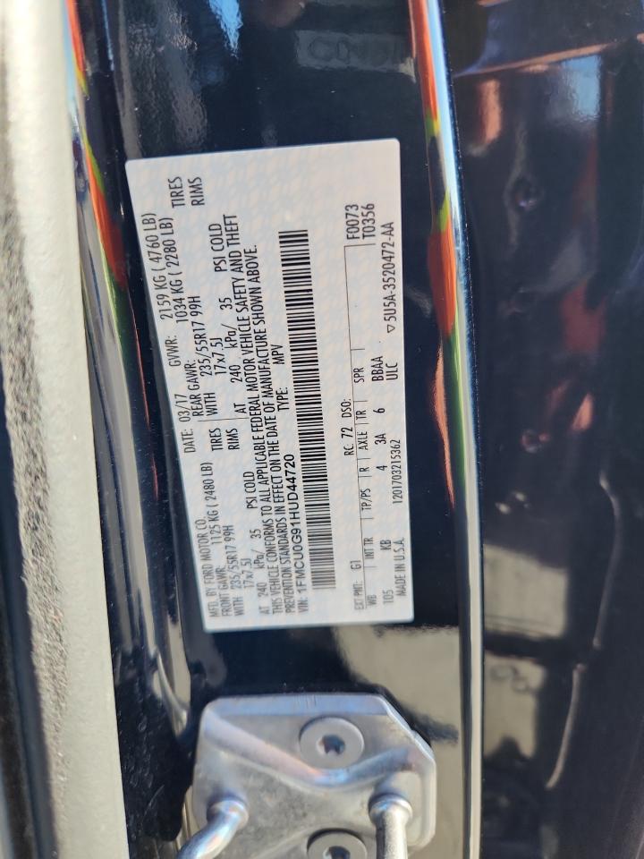 2017 Ford Escape Se VIN: 1FMCU0G91HUD44720 Lot: 85675495