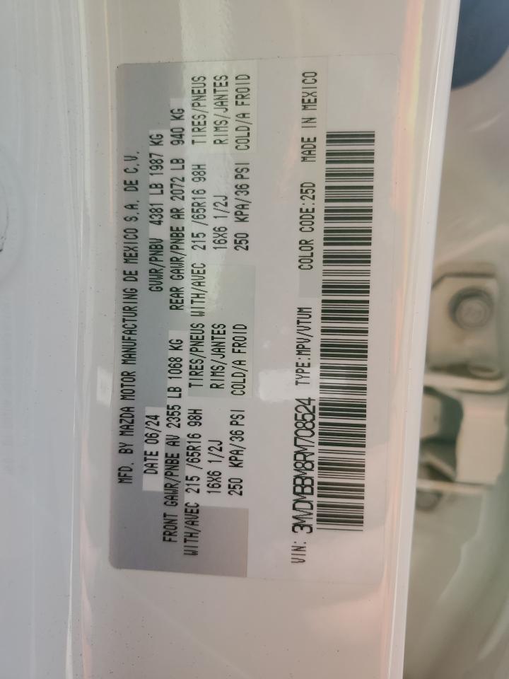 2024 Mazda Cx-30 Select VIN: 3MVDMBBM8RM708524 Lot: 90513795