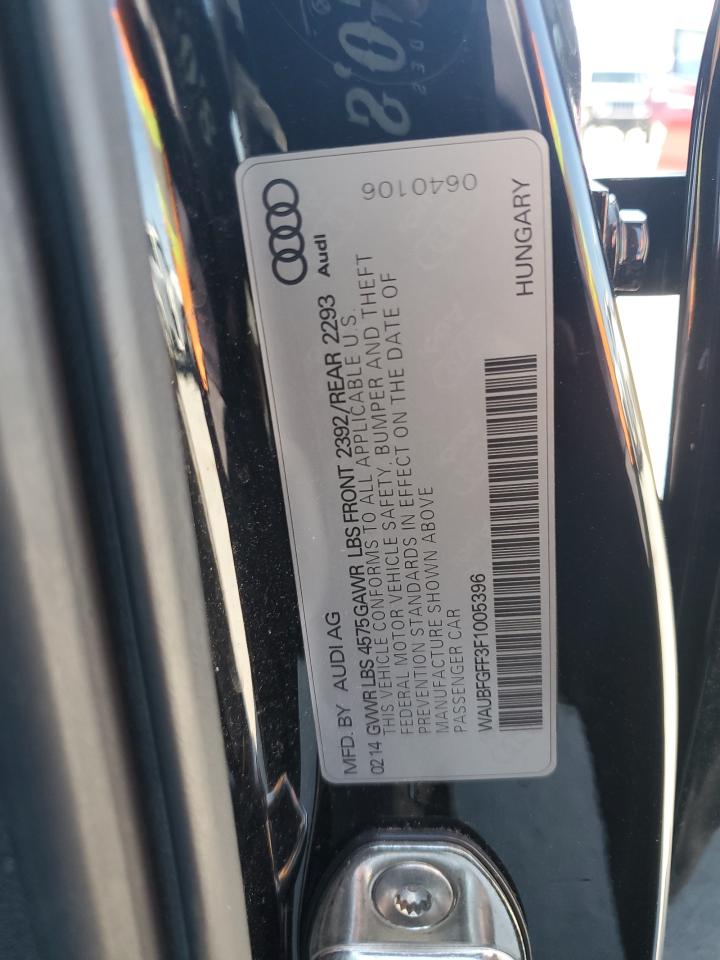 2015 Audi A3 Premium VIN: WAUBFGFF3F1005396 Lot: 84873785