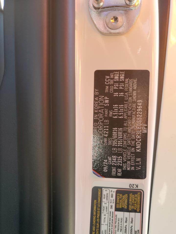 2025 Kia Niro Ex VIN: KNDCR3LE0S5229649 Lot: 87475585