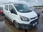 2013 FORD TRANSIT CUSTOM 2.2 TDCI 100PS LOW ROOF D/CAB VAN for sale at Copart PETERLEE