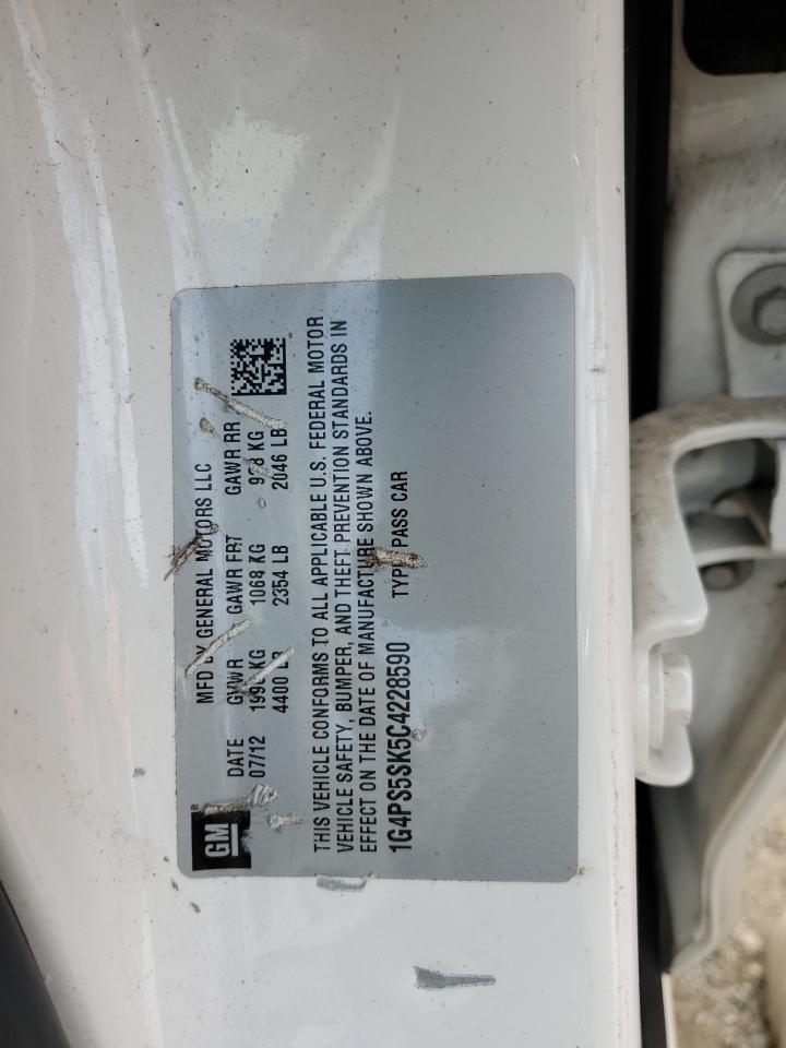 2012 Buick Verano VIN: 1G4PS5SK5C4228590 Lot: 90742075