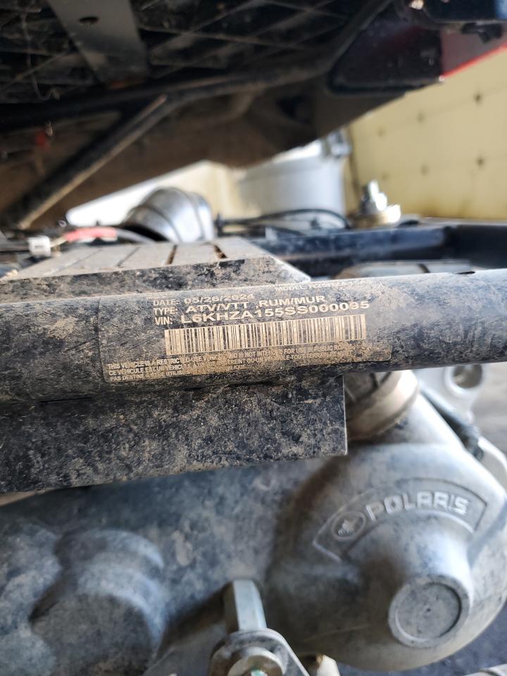 2025 Polaris Ranger 150 VIN: L6KHZA155SS000095 Lot: 85086195