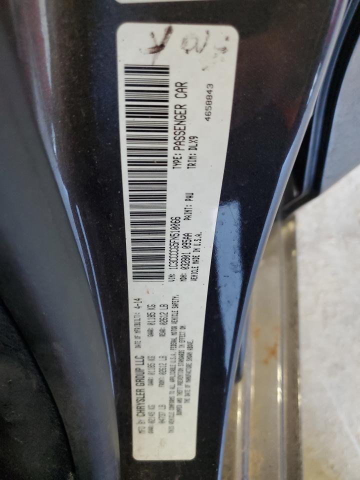 2015 Chrysler 200 C VIN: 1C3CCCCG5FN510066 Lot: 85401925