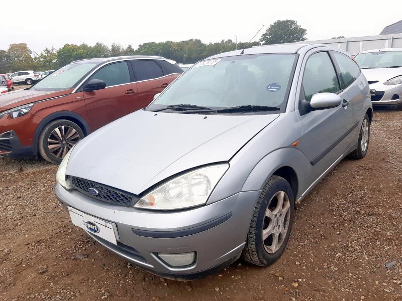 2002 FORD FOCUS 1.6 SILVER 3DR for sale at Copart COLCHESTER