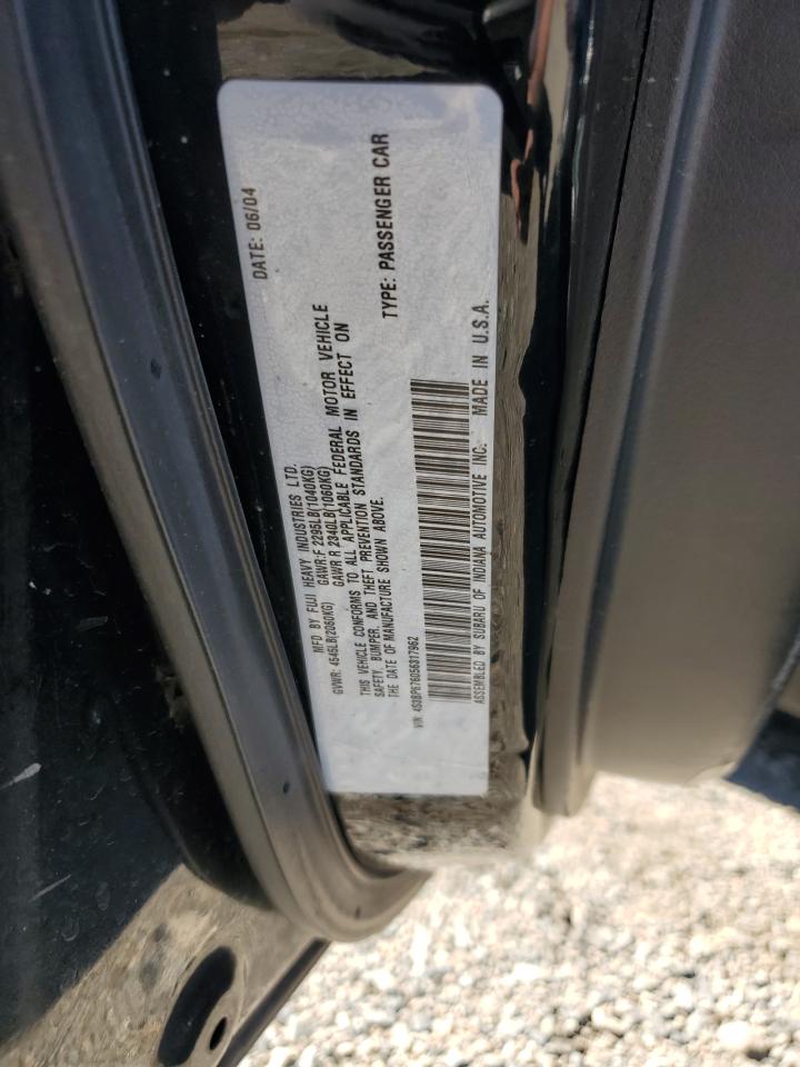 2005 Subaru Legacy Gt Limited VIN: 4S3BP676056317962 Lot: 82325085